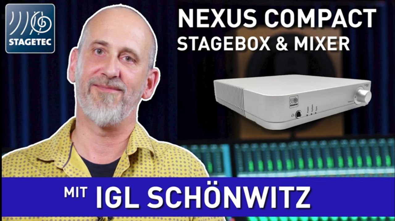STAGETEC NEXUS compact & Mixer with Igl Schönwitz